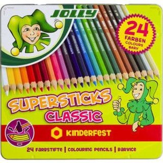 JOLLY Buntstifte "Supersticks Classic" 24 Stück mehrere Farben