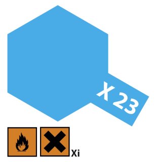 Tamiya  X-23 Klar-Blau glänzend 23ml
