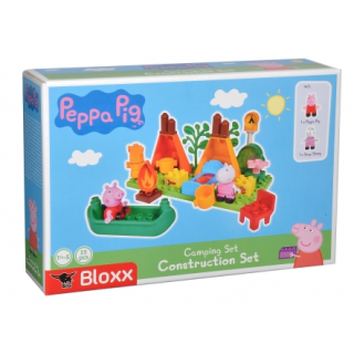 BIG 800057143 BIG Bloxx Peppa Pig Camping Bausteine