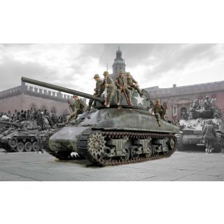 ITALERI 510006568 1:35 M4A1 Sherman with U.S. I