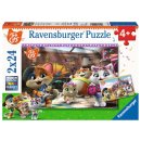 Ravensburger 2 X 24 Teile 5012 44 Cats: Die Buffycats...