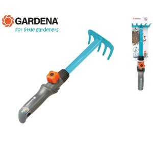 Happy People 16873 GARDENA Combisystem Rechen ca.22cm aus Metall