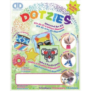 DIAMOND DOTZ® DTZ10.003 Grün  6-teilig 
Activity Set DOTZIES®