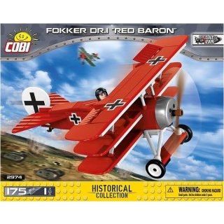 COBI-2974 SMALL ARMY 175 PCS SMALL ARMY /2974/ FOKKER DR.I RED BARON