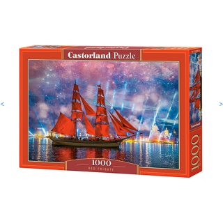 Castorland C-104482-2 - Red Frigate, Puzzle 1000 Teile