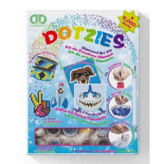 DIAMOND DOTZ® DTZ10.002 Blau 6-teilig DOTZIES® Activity Set