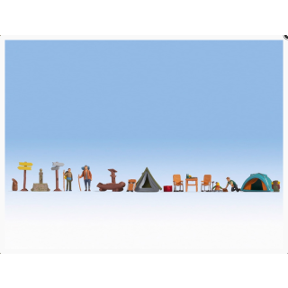 NOCH 16201 - Figuren-Themenwelt „Camping“  H0