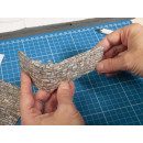 NOCH 56642 - 3D-Kartonplatte “Kalksteinmauer” beige H0