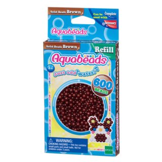 Aquabeads Einzelfarbe 32598 - Braune Perlen