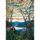 PIATNIK 552045 - PUZZLE 1000 T. Tiffany - Magnolien und Iris