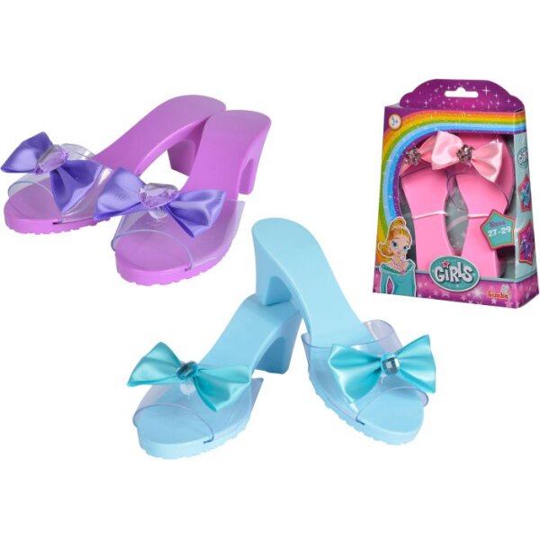 Simba 105562435 SLG Schuhe mit Schleifchen, 3-sort.