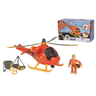Simba 109251077 Sam Hubschrauber Wallaby mit Figur