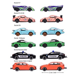 Majorette 212053057 Porsche Premium Cars Assortment, 6-asst.