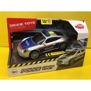 203712014 Dickie 1:32 Police Polizei Porsche Mercedes Citroën Licht und Sound 