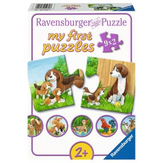 Ravensburger my first puzzles - 9x2 T. 05072 - Tierfamilien auf dem Bauernhof