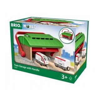 BRIO 63347400  Mitnehm-Lokschuppen mit Reisezug