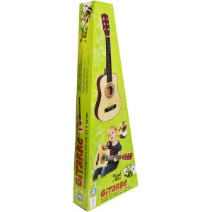 VEDES 68402051 BGB Holzgitarre mit 6 Saiten, 75cm