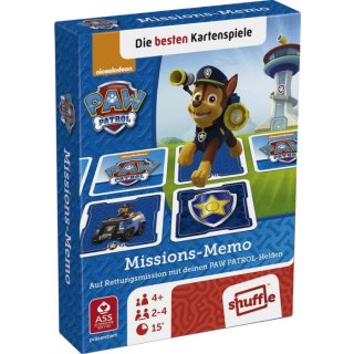 Spielkartenfabrik Altenburg GmbH 22583135 Paw Patrol - Missions Memo
