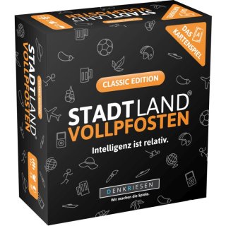 DENKRIESEN - STADT LAND VOLLPFOSTEN – Das Kartenspiel – Classic Edition