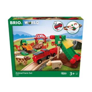 BRIO 33984 Großes BRIO-Bahn Bauernhof-Set