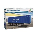 ITALERI 510003951 - 1:24 Container Auflieger 40Ft