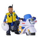 Simba 109251092 Sam Polizei Motorrad mit Figur