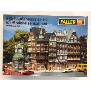 Faller 29095551 - 5 Gebäudebausätze Stadthaus-Set H0