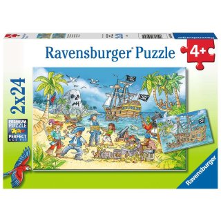 Ravensburger 2 X 24 Teile 5089 - Die Abenteuerinsel