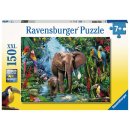Ravensburger 150 Teile XXL 12901 - Dschungelelefanten