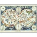 Ravensburger 1500 Teile 16003 - Weltkarte mit fantastischen Tierwesen