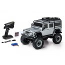 CARSON 500404172 - 1:8 Land Rover Defender 100% RTR silber