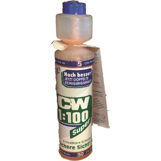 Dr. Wack - CW1:100 Super Scheibenreiniger für die Scheibenwaschanlage, 250 ml