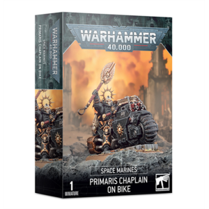 Primaris Ordenspriester auf Bike Space Marines Miniatur