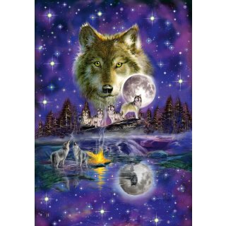 Schmidt Spiele 58233 Wolf im Mondlicht PUZZLE 1000 TEILE