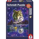 Schmidt Spiele 58233 Wolf im Mondlicht PUZZLE 1000 TEILE