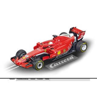 CARRERA 20064127 GO CARS Ferrari SF71H "S.Vettel, No.5"