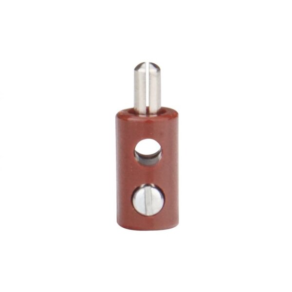 Donau Elektronik 718 - ZWERGSTECKER 2,6mm braun