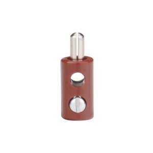 Donau Elektronik 718 - ZWERGSTECKER 2,6mm braun