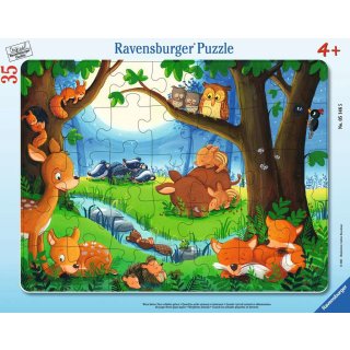 Ravensburger 30-48 T. Rahmenpuzzles - 5146 Wenn kleine Tiere schlafen gehen