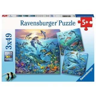 Ravensburger 3 X 49 Teile - 5149 Tierwelt des Ozeans