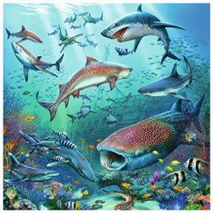 Ravensburger 5149 Ocean Wildlife - 3 x 49 pieces