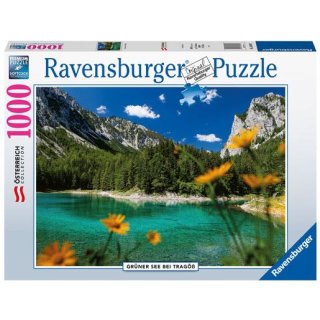 Ravensburger 16869 Puzzle 1000 T. Grüner See bei Tragöß