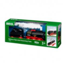 BRIO 33884 BRIO Batterie-Dampflok mit Wassertank