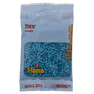 HAMA 501-49 Mini Perlen im Beutel - Pastell-Azurblau