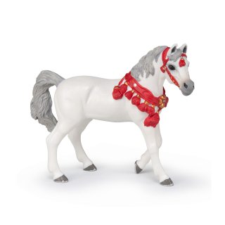 PAPO 51568 - Weißes Araber Pferd im Paradeuniform