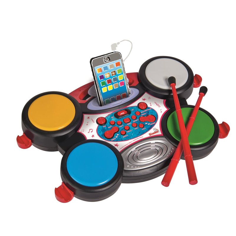Simba MMW I-Drum MP3 fähig Musik Schlagzeug Spielzeug Instrument ab 6 Jahre 