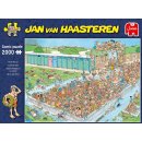 JUMBO 20040 PUZZLE Jan van Haasteren - Pool Stapelung - 2000 Teile NEU