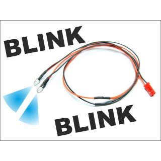 PICHLER Modellbau C5455 - LED Ø 3mm Kabel blinkend (blau)