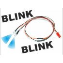 PICHLER Modellbau C5455 - LED Ø 3mm Kabel blinkend (blau)