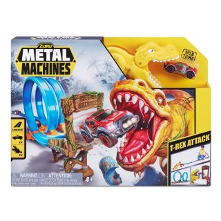 METAL MACHINES© Spielset T-Rex mit 1 Auto & 2 Loopings